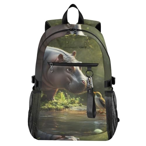 Sac à dos ordinateur 14 pouces Mnsruu ultra léger pour éviter le mal de dos en voyage