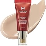 MISSHA M Perfect Cover BB Cream No.23 Natural Beige -Light/Medium with Cool/Neutral Undertone SPF 42 PA +++ 1.69 Fl Oz - Tinted Moisturizer for face with SPF
