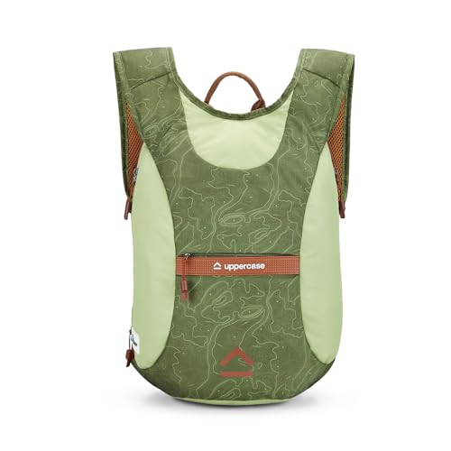 Image of uppercase Revo Laptop Backpack for Men and Women | Fits Up to 14 Inch Laptop | 18L Lightweight Multi-Pocket Casual Backpack with Adjustable Shoulder Straps for College, Work & Daily Commute