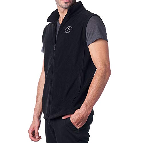 HAMMER ANVIL Mens Lightweight Full Zip Fleece Vest Sleeveless Jacket2