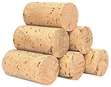 Korken 100 Stück NEU Natur Dunkel Bastelkorken-Weinkorken-Flaschenkorken-Sektkorken - zum basteln Bastelzubehör für Kinder und Erwachsene DIY Made in EU
