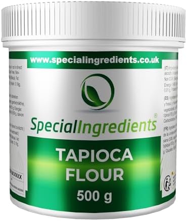 Tapioca Flour/Tapioca Starch 500g Premium Quality, Non-GMO, Gluten Free – Recyclable Container