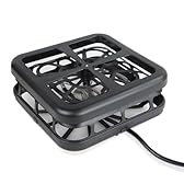 ETSENCE 500Watts Pond De-Icer Floating Heater, Controlled Pond Hermostatical Heater,Keep Pond from Freezing Over-Black