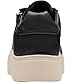 Clarks Women’s Mykah Joy Platform Fashion Sneaker, Black Leather, 9