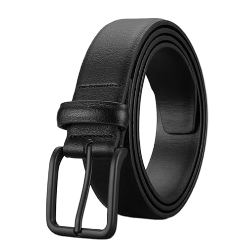 Men'S Belt Male Buckle Belt PU Leather Strap Men Waist Belts For Jeans Casual Men'S Belt For Business