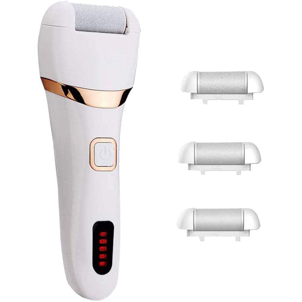 Lima eléctrica para pies, removedor de Callos eléctrico, Lima electrónica para pies, raspador para pies con Ipx7 Resistente al Agua para Piel Muerta, Dura y Agrietada, Callos
