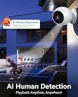 AMTIFO Security Cameras Wireless Outdoor Magnetic: Install-Free Smart Indoor 2K WiFi - Long Battery Life Powered Wireless Cameras for Home Security with AI Motion Detection — image 6