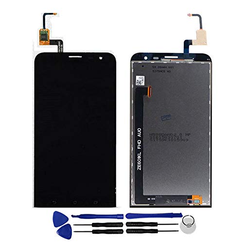 【外】修理用 ZenFone 2 Laser 液晶+フロントガラス+デジタイザ