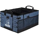 Car Trunk Organizer and Storage - Heavy Duty and Collapsible with 3 Adjustable Sizes - For Trunk, Ba