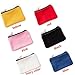 WDCFXY Canvas Coin Purse Set, 3.1 x 5.1 inches, 6 Pack, Assorted Colors