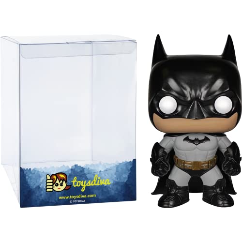 B A T M A N : P O P ! Heroes Vinyl Figurine Bundle With 1 Compatible 'Toysdiva' Graphic Protector (052 - 04325 - B)