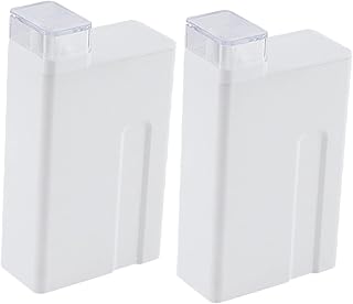 2pcs Laundry Bottle Travel Lotion Laundry Softner Powder Container Laundry Container Refillable Dispenser Empty Bottle Jug Home Accesosry White