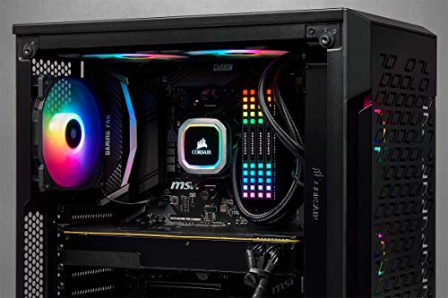Corsair iCUE 220T RGB Airflow, Smart Case Gaming Mid-Tower ATX con Paratia in Vetro Temprato,Con finestra, iCUE 220T RGB,Nero