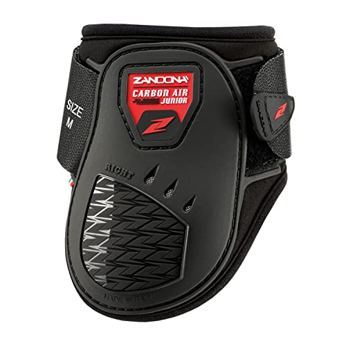 Zandonà Carbon Air Fetlock Guêtre de Protection du Cheval Noir Taille L