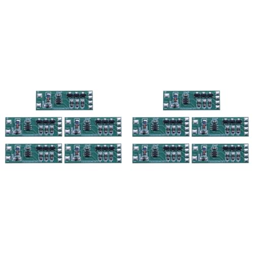 NJTHNTJR 10 Unidades de Módulo de Luz LED Intermitente de 3-12 V, Par Rojo y Azul Intermitente, Adecuado para Modelo de Coche, Bicicleta, Luz de Seguridad para Vehículo Eléctrico