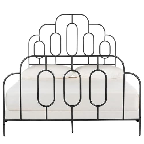 Safavieh-Home-Paloma-Retro-Black-Bed-Queen Safavieh Home Paloma Retro Black Bed Queen
