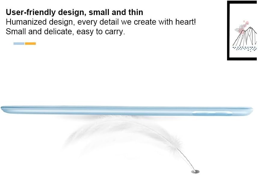 Tablet PC Bags Cases Sleeves Tri-Fold SlimTablet Case Compatible With iPad Air 4 10.9/Air 5 10.9/Pro 11 2018 Case with Pencil Holder, Flip Stand Tablet Case with Soft TPU Back, Auto Wake/Sleep Cover(L