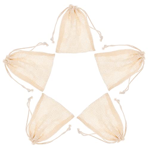 SOIMISS 5 Bolsas De Jabón Bolsas De Almacenamiento De Jabón Bolsas De Algodón Para Jabón Bolsas Lavables Para Baño Y Ducha Bolsas Reutilizables Para Jabón Bolsas De Jabón Espumoso