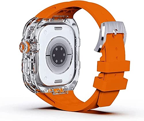 Kit de bracelet en caoutchouc pour Apple Watch Ultra 49mm transparent