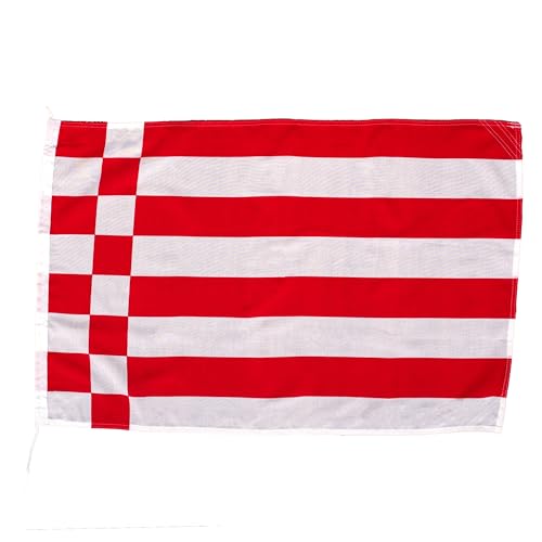 Drapeau de Brême Netflags pour pavillon de bateau en tissu résistant de 160 g/m²
