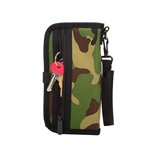 Manhattan Portage Continental Wallet (Camouflage, Snap closure, zippered compartments, credit cards, ID cards, cash, Thirteen pockets, 1000D) - Image 5