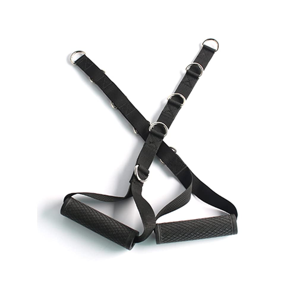 Attachement de tirage triceps sangle double D pour machine de gym câble - 8