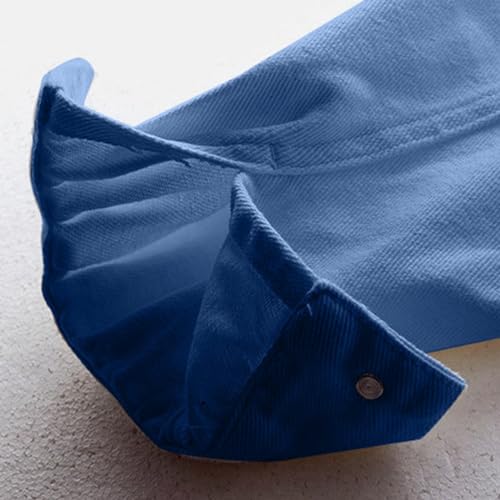 Jean Jacket Women Long Sleeve Button down Lapel Cropped Denim Jacket Trendy Lightweight Candy Color Plus Size Top Blazer4