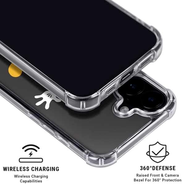 Skinit Phone Case Compatible with MagSafe iPhone 16 - Officially Licensed Disney Mickey Mouse Body Design