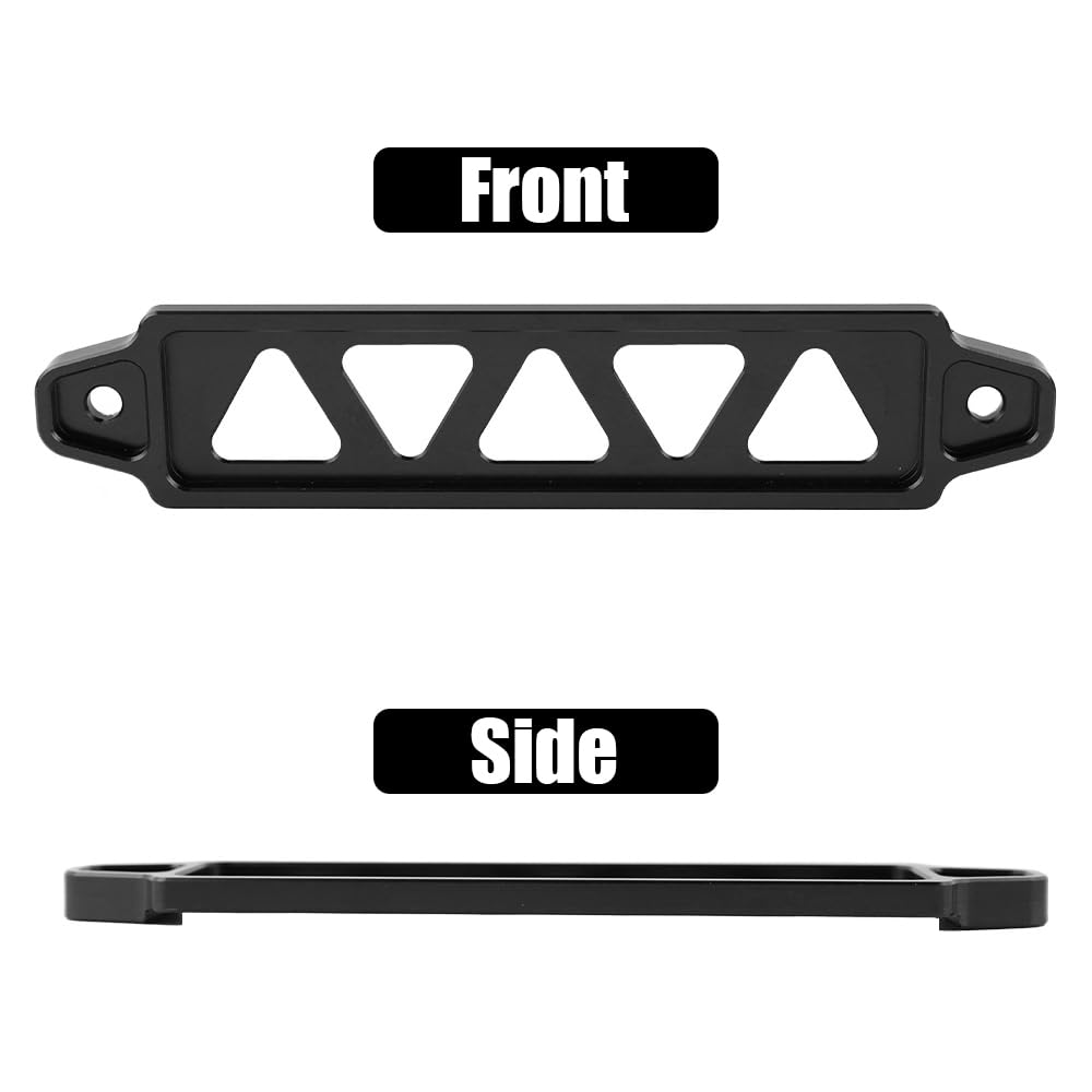 Bloqueo de retención de batería de coche, soporte de montaje de amarre de batería de aleación de aluminio con pernos J de 8/10 pulgadas para soporte de montaje de batería de coche