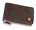 HORNBULL Steve RFID Blocking Leather Wallet for Men | Vertical Credit Debit Card Holder, Zip Around Wallet (Brown)