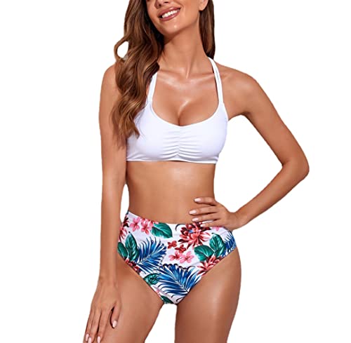 Trajes de Baño de Dos Piezas para Mujer Conjuntos de Bikini Push Up Acolchados Estampados Trajes de Baño Tankini Trajes de Baño S-XXL Cover