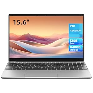 JUMPER Ordenador portatil 15,6″ FHD Pantalla, 1 año Office 365, 12GB RAM 128GB eMMc + 512GB SSD, Procesador 5305U PC portátil, batería 38Wh, Dos Altavoces estéreo, Tipo-C, USB 3.0, Teclado Digital