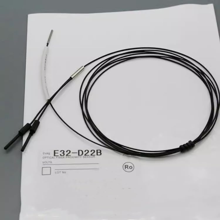 JITUIHOM 1PC New Fiber Optic Probe Optical Sensor Coaxial E32-D22B 220A/24V