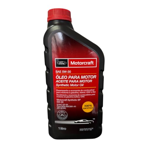 Óleo De Motor 5w30 Motorcraft Ford Api SL A5/B5 Sintético 1Lt