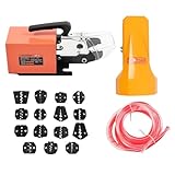 Nakkaa Pneumatic Crimping Tool Am-10 Pneumatic Wire Terminal Crimper with 15 Sets Dies for Various Kinds of Terminals Crimping Up To 16mm²