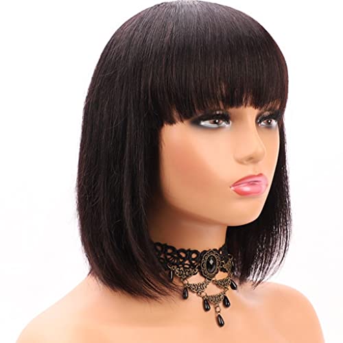 Perruque de cheveux humains de qualité supérieure avec boucles légères - 5