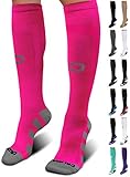 Crucial Compression Socks for Men & Women (20-30mmHg) - Best Graduated Stockings for Running, Athletic, Travel, Pregnancy, Maternity, Nurses, Medical, Shin Splints, Support, Circulation & Recovery