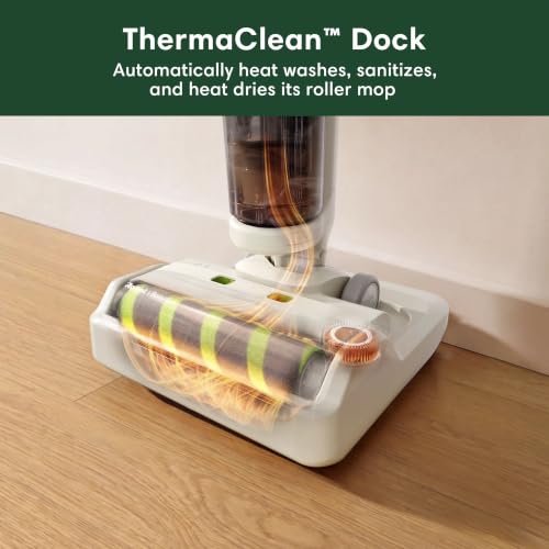 Roomba Electro 5in1 Disinfecting Hard Floor Cleaner, Kills 99.99% Germs & Bacteria, Vacuum, Mop & Sanitize in One Pass, Cordless, Non-Toxic, Self-Sanitizing Roller Mop, Heated Self-Cleaning Dock - image 9