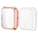 Produktbild CAVN Hülle Kompatibel mit Fitbit Versa Schutzhülle Schutzfolie [2 Stück], Flexibles TPU Vollschutz Display Schutz Full Coverage Stoßfestes Displayschutz Hülle (Nicht für Versa 2 / Versa Lite)