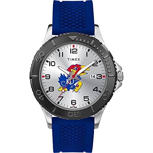 Image of Timex Tribute Men's Collegiate Gamer 42mm Watch - Georgia Bulldogs with Black Silicone Strap