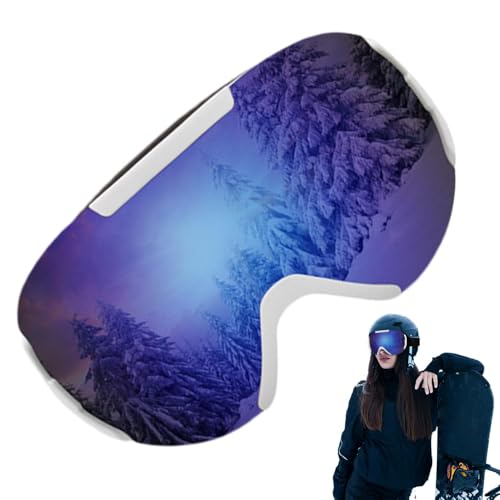 Gafas de snowboard para mujer que evitan el empañamiento con lentes de policarbonato irrompibles
