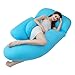 Maternity Pillows Poduszka Ciała W Kształcie Litery U Dla Kobiet W Ciąży, Przyjazna Dla Skóry I Wygodna Poduszka Macierzyńska, Wielofunkcyjna Poporodowa Poduszka Pielęgniarska, 185x84 Cm