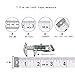 Magnetic Seam Guide Sewing Machine Seam Gauge Sewing Gauge Magnetic Guide Lenmu Mica Attachments Guide for Sewing Machines to Set Seam Allowances Straight Lines (MG1)