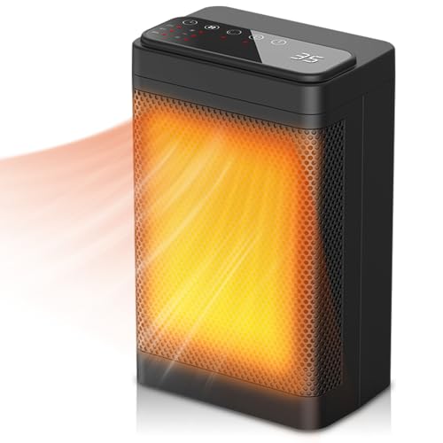 1500W Ceramic Electric Heater with 60° Oscillation