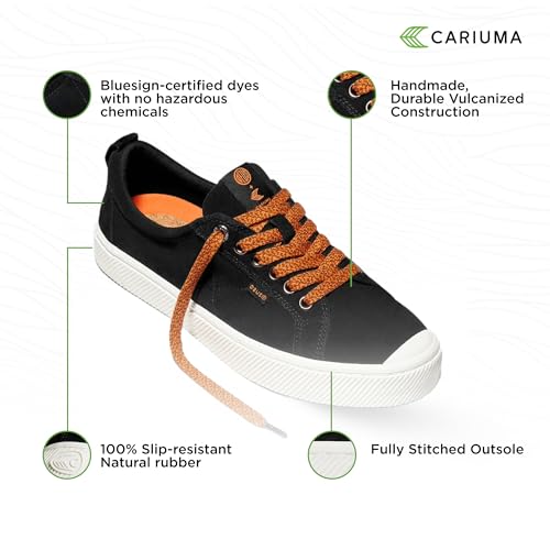 OCA Low Suede Sneakers, Comfortable Shoes for Men, Lightweight & Sustainable, Versatile Casual Footwear with 100% Vegan Insoles, Rubber4