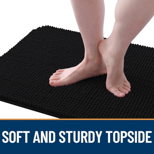 Image of OLANLY Dog Door Mat for Muddy Paws 70x24, Absorbent Chenille Mud Doormat