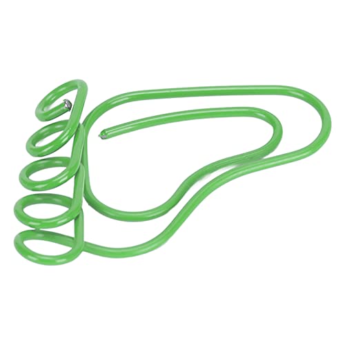 Clipes de Papel, 100 Peças de Clipes de Papel Em Forma de pé Forma Vibrante para Escritório (Verde)