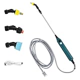 Ldabrye USB Rechargeable Electric Garden Sprayer with Telescopic Wand Long Length Water Hose for Easy Weeding and Plant Care Use Weeding Sprayer