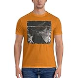 Lyle Lovett T Shirt Crew Neck for Men Tops Cotton Athletic Short Sleeve Tee Orange 4X-Large