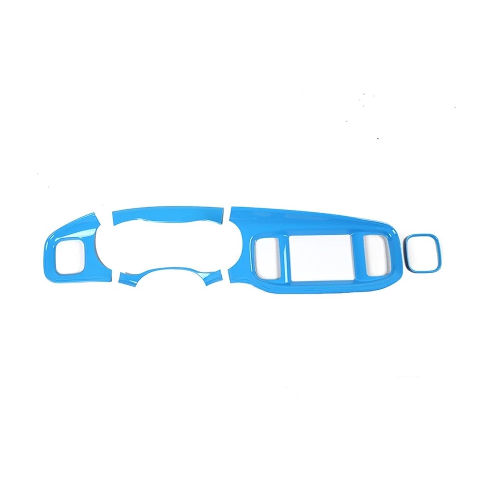 Pegatinas decorativas for el panel de instrumentos del tablero de instrumentos del control central del automóvil ABS compatibles con Dodge 2015 en adelante, accesorios for el interior del auto